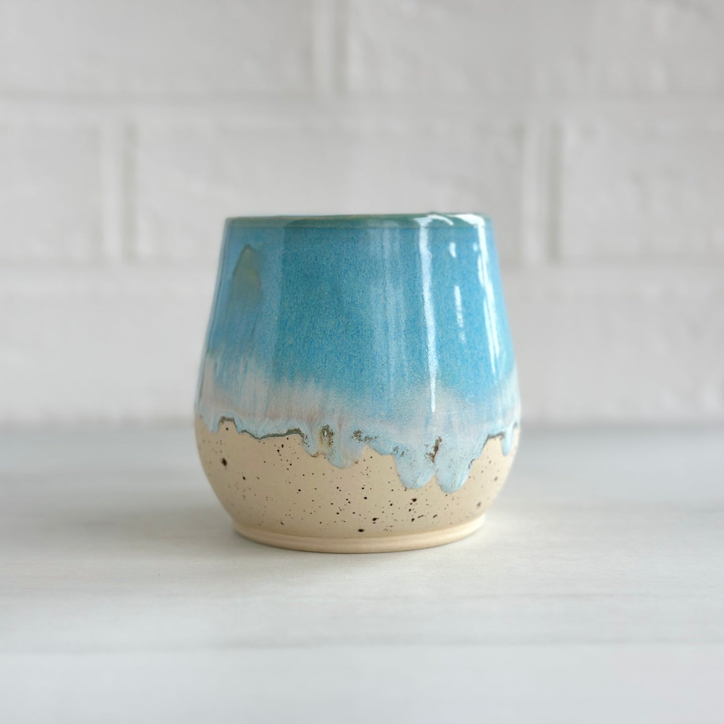 Zen Bird Mug, Sand & Sea in Summer Beach, 16oz #15