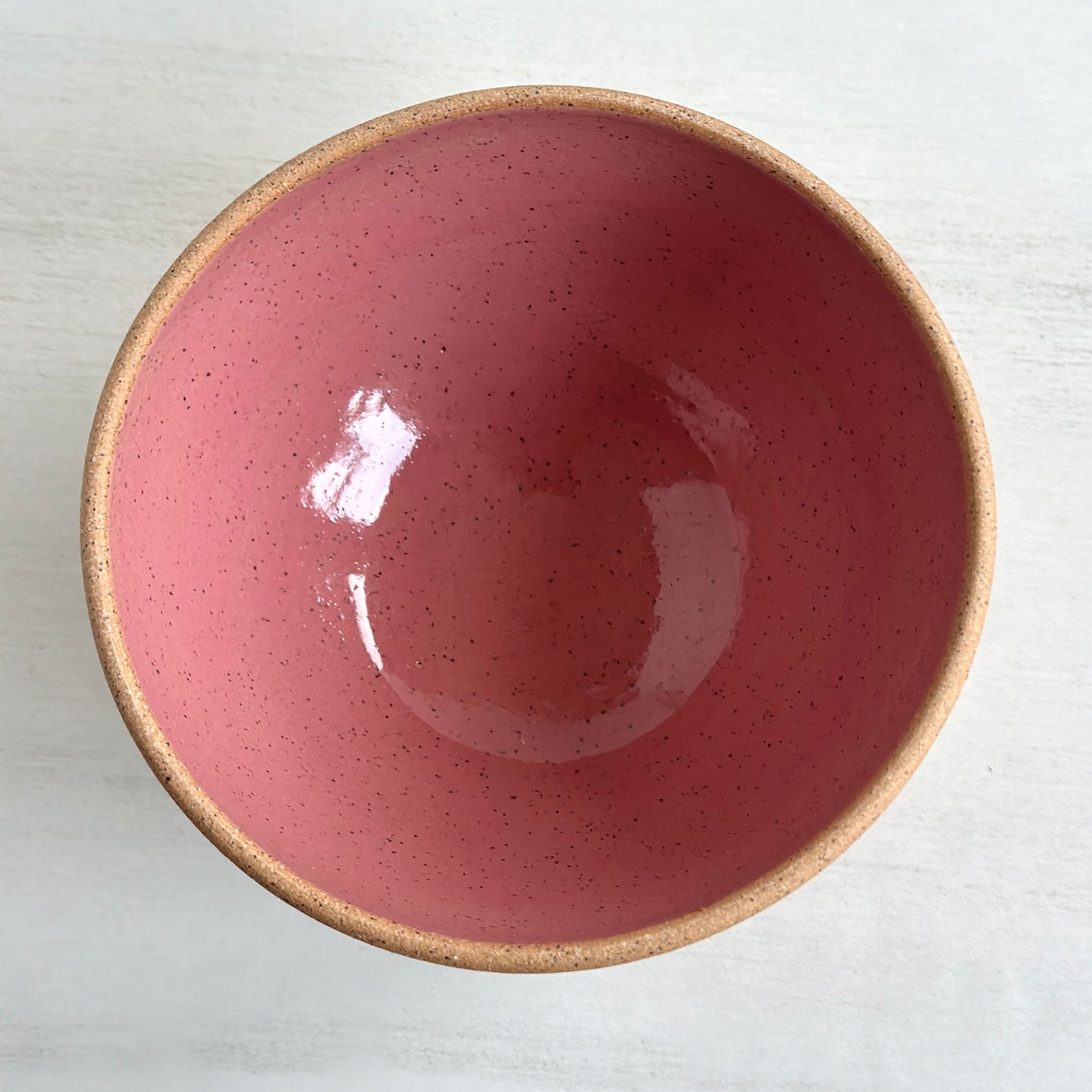 Speckled Clay Retro Flower Bowl