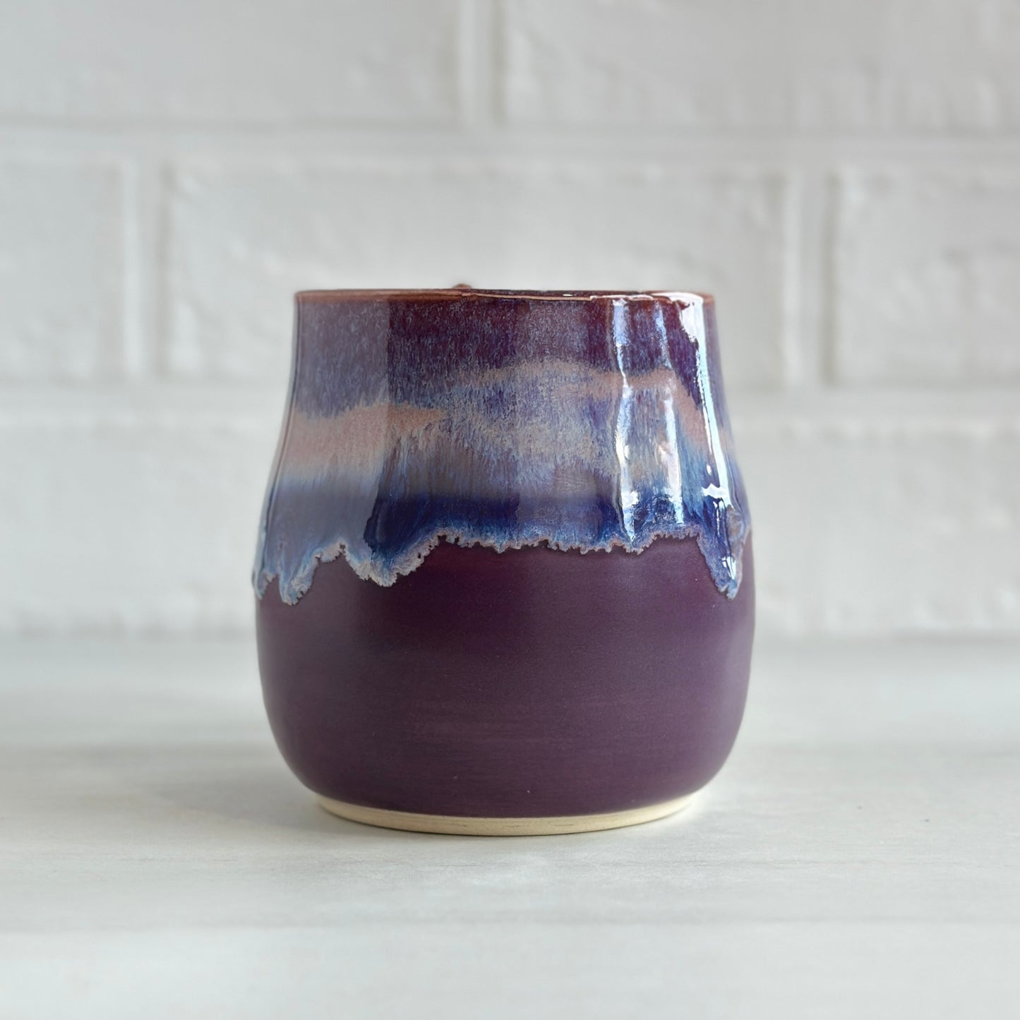 No.9 Zen Bird Mug, Northwest Purple Berries, 14oz