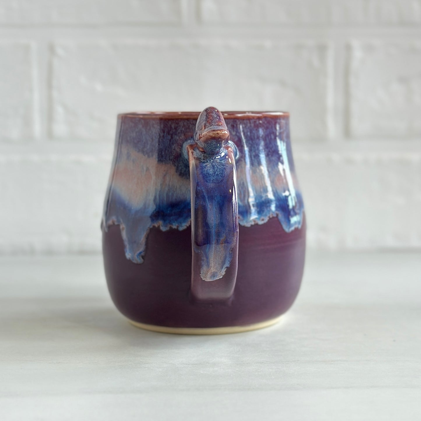 No.9 Zen Bird Mug, Northwest Purple Berries, 14oz