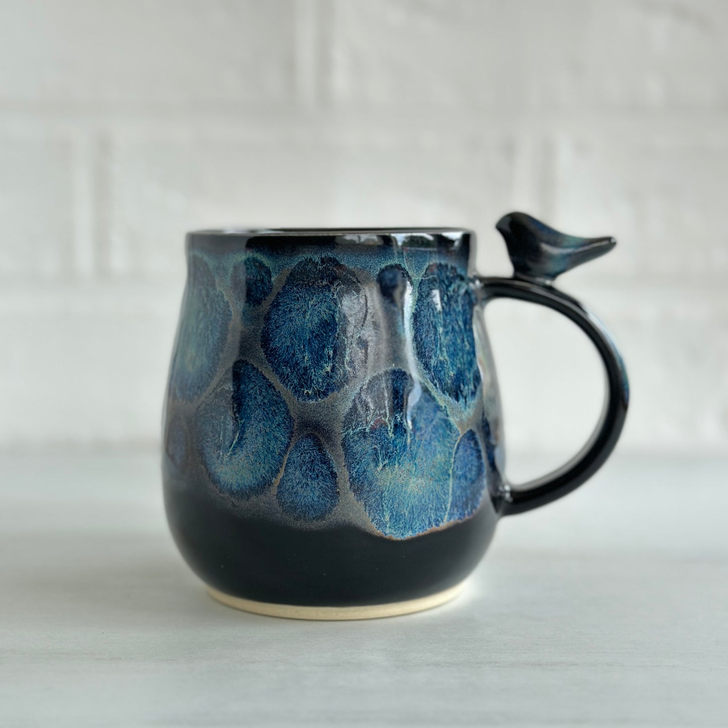 Zen Bird Mug, Frozen Lake, 17oz   #04