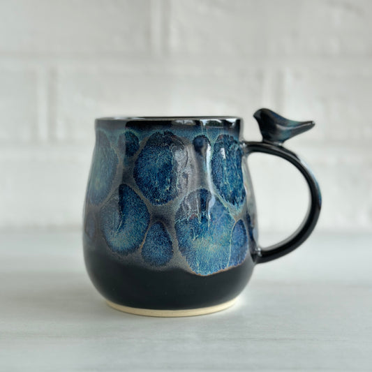 Zen Bird Mug, Frozen Lake, 17oz   #04