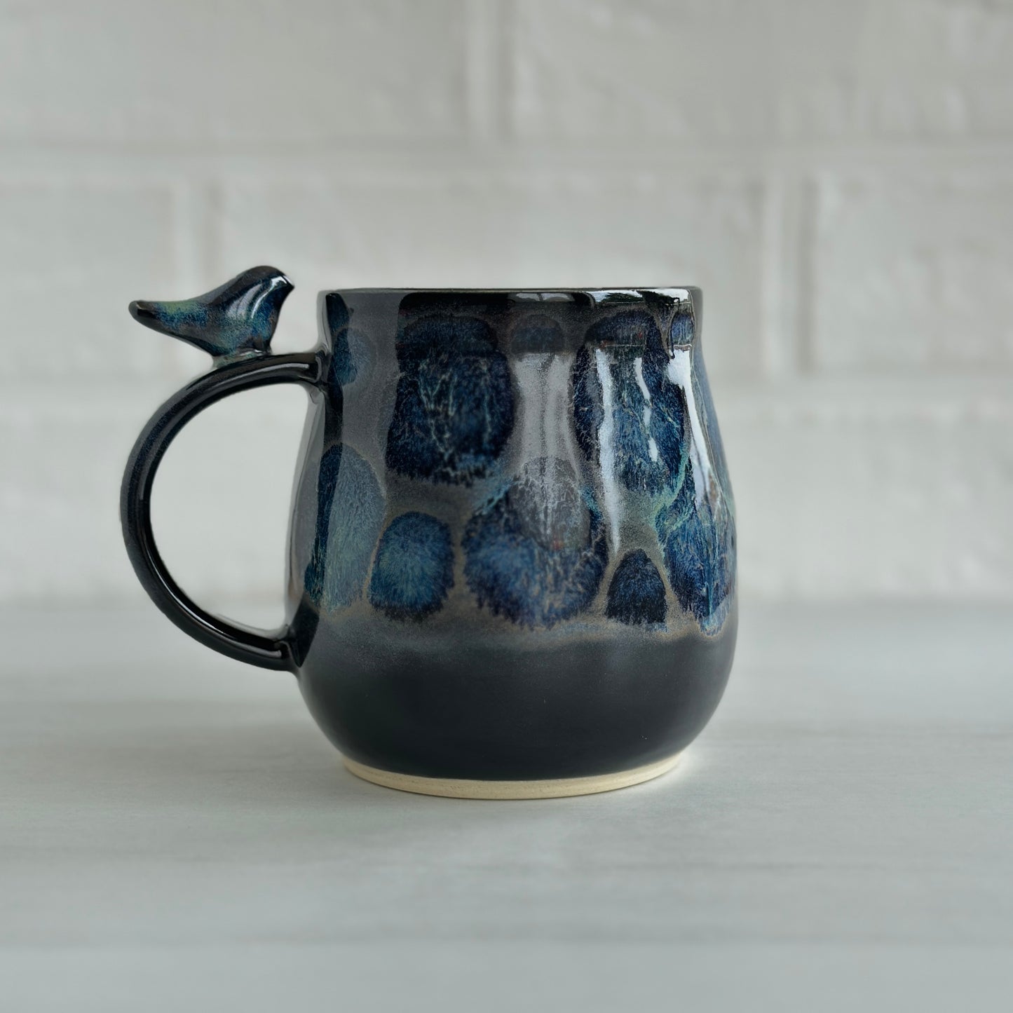 Zen Bird Mug, Frozen Lake, 17oz   #04