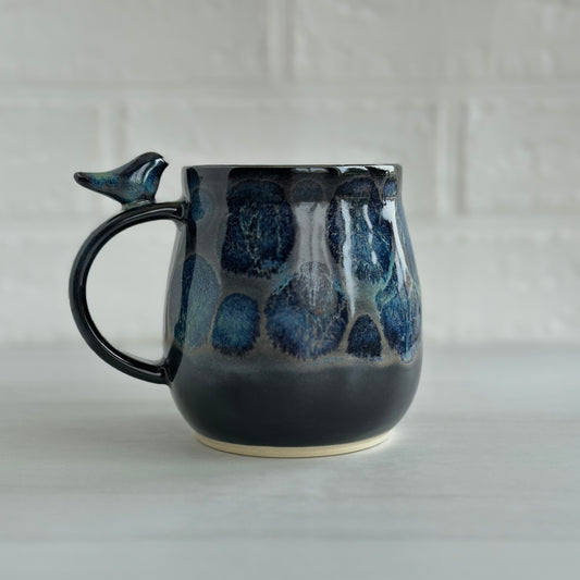 Zen Bird Mug, Frozen Lake, 17oz   #04
