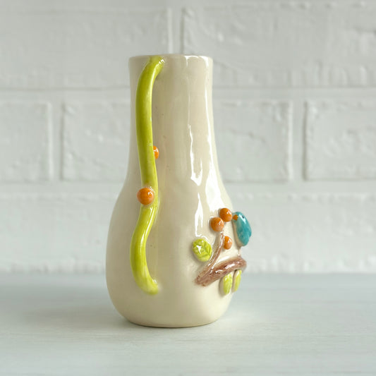 Blue Bird Bud Vase