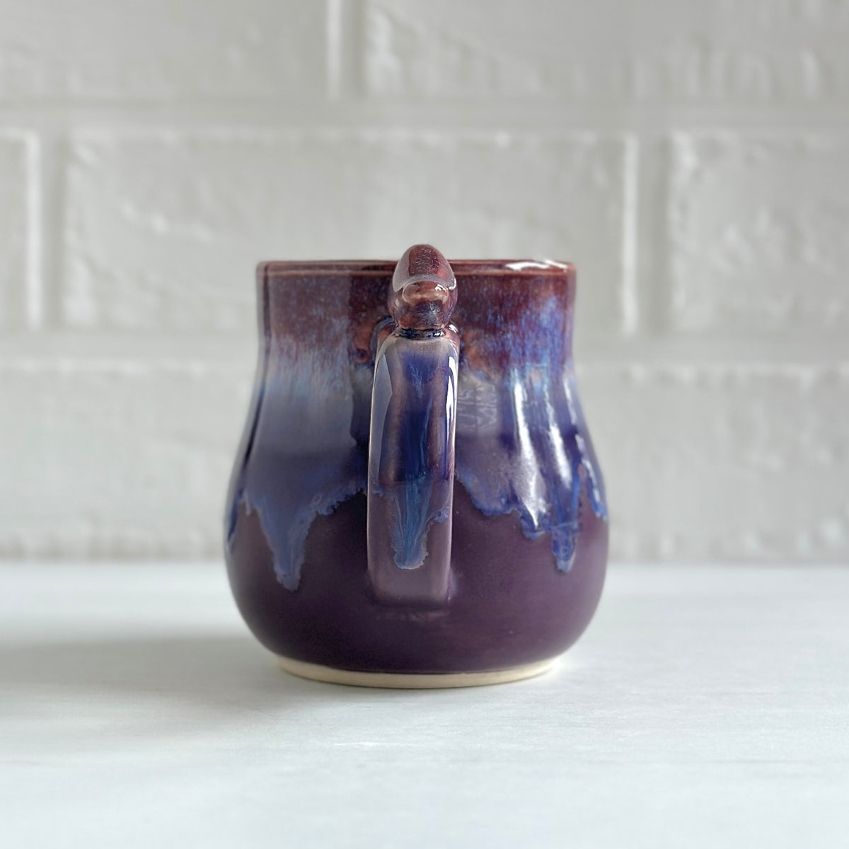 Zen Bird Mug, Northwest Purple Berries  #21