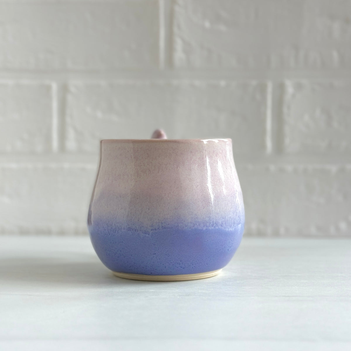 Zen Bird Mug, Sakura Pink and Lavender Purple #22