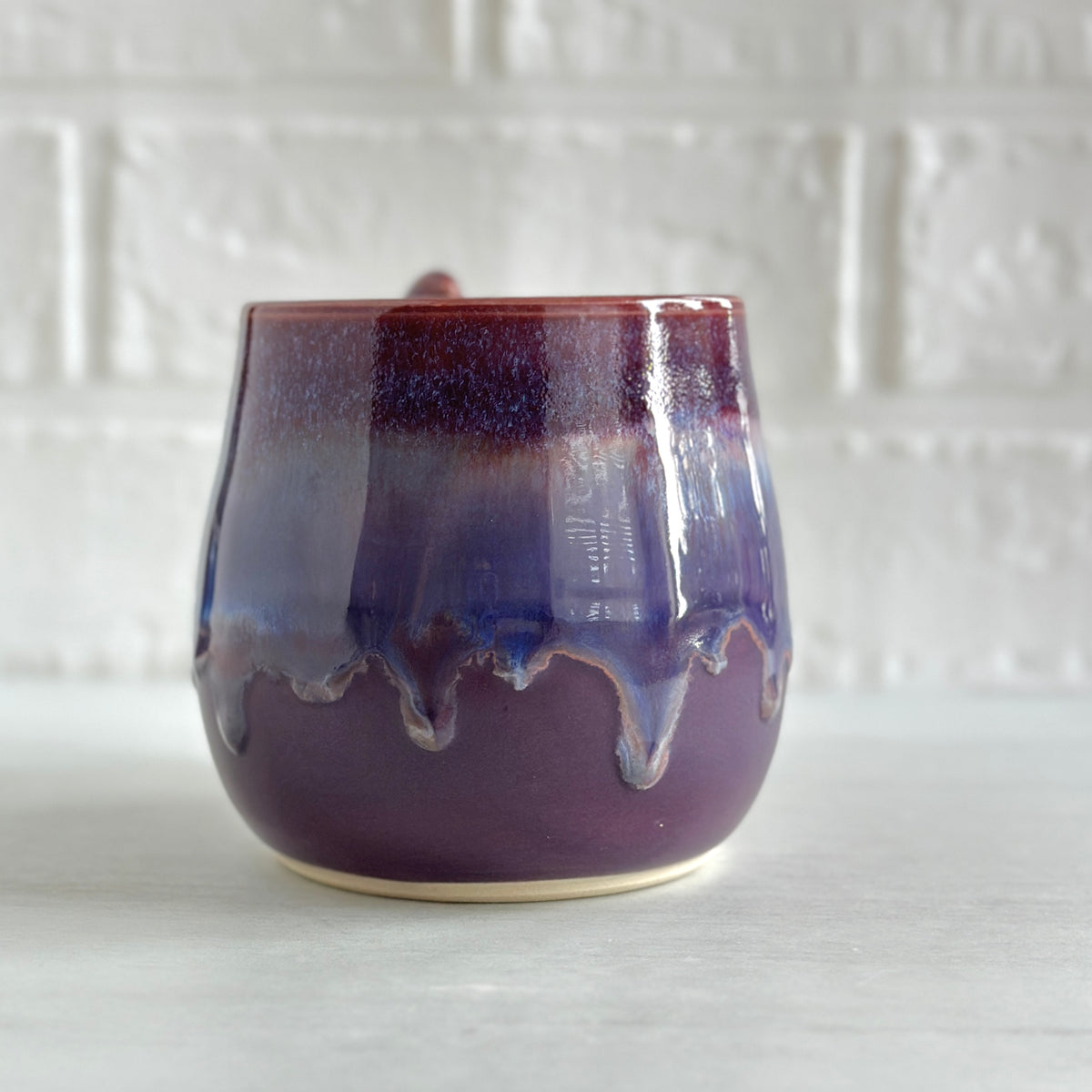 Zen Bird Mug, Northwest Purple Berries  #26