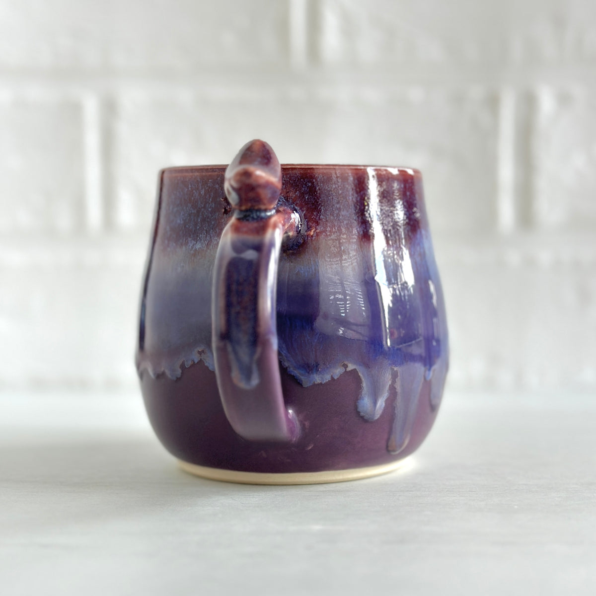 Zen Bird Mug, Northwest Purple Berries  #26