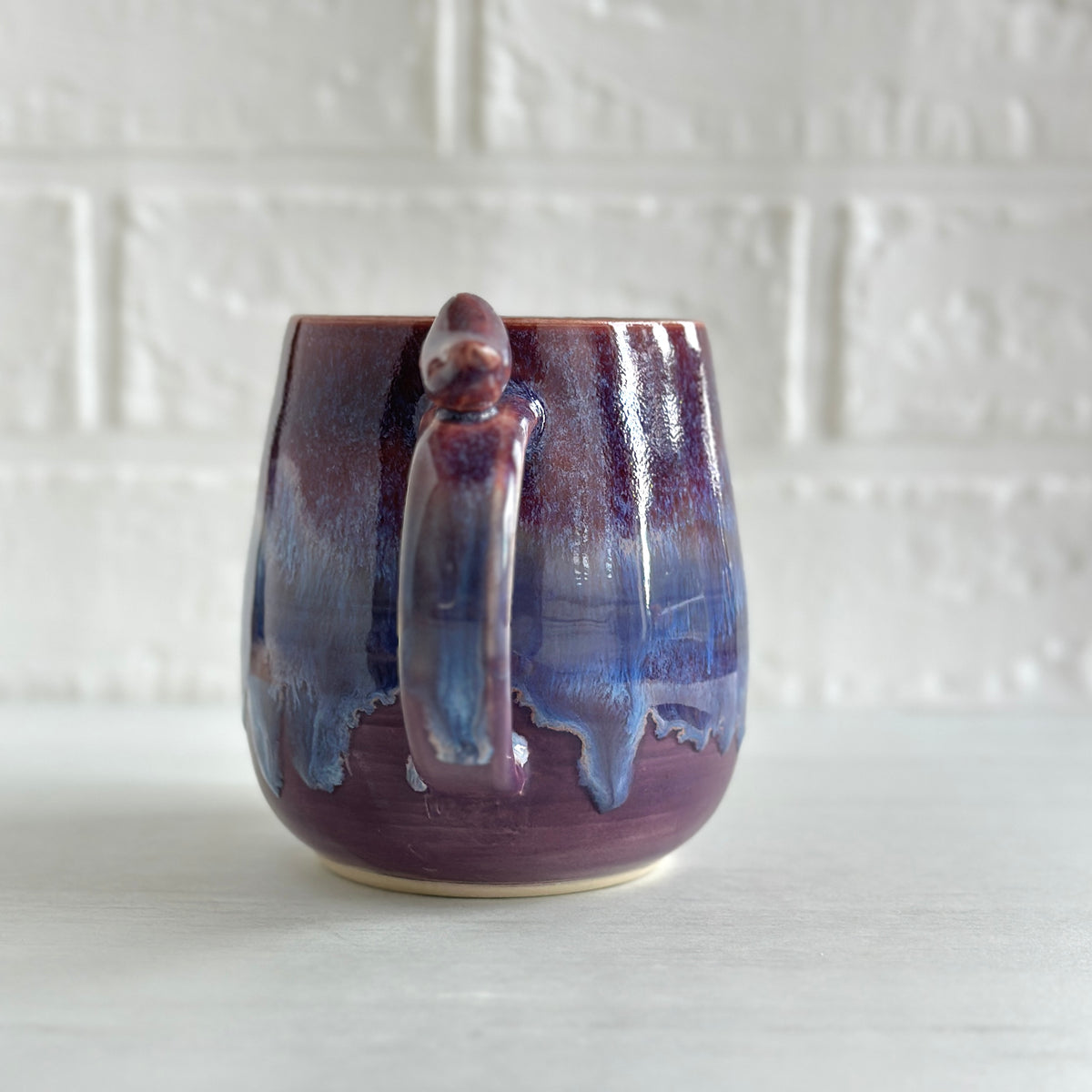 Zen Bird Mug, Northwest Purple Berries  #27